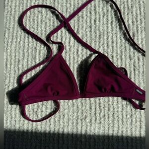 Jolyn dark pink bikini top NWOT